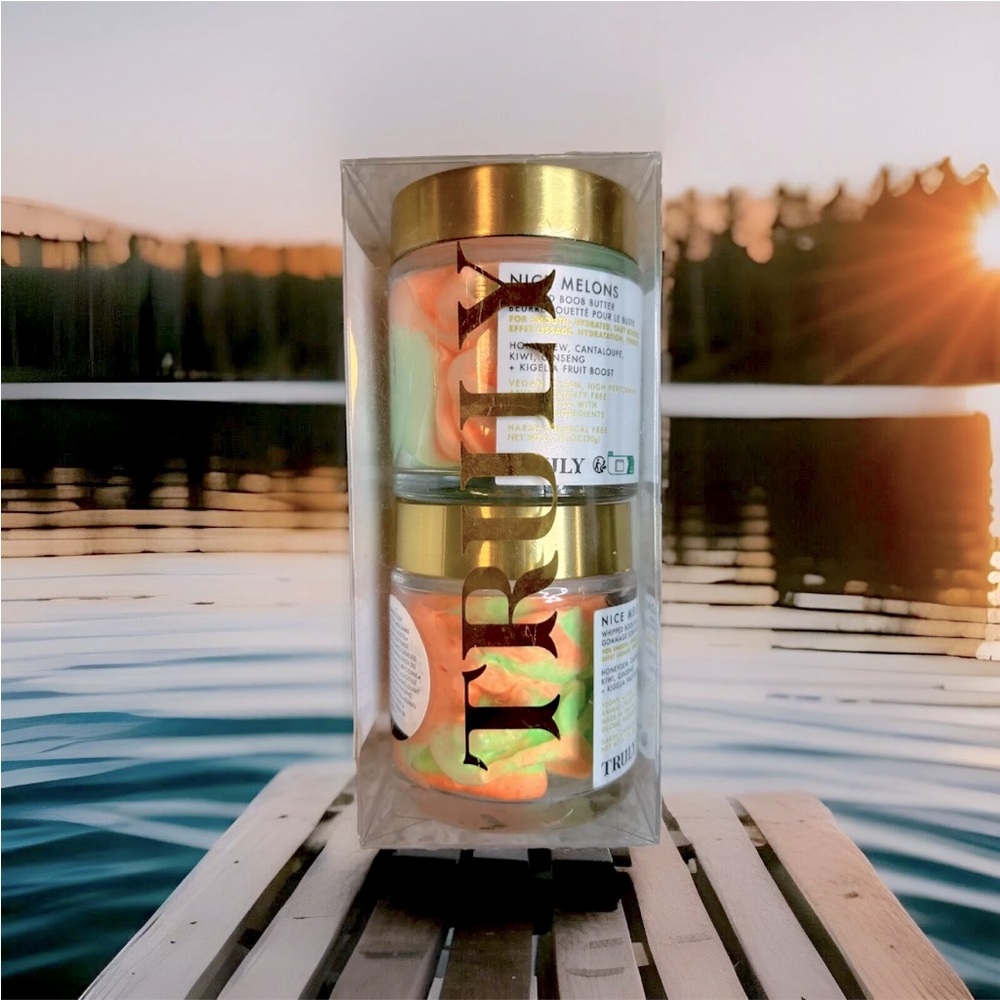 🔥 TRULY Nice Melons Whipped Boob Butter 2 Pack 0.7oz/20mL Each NEW